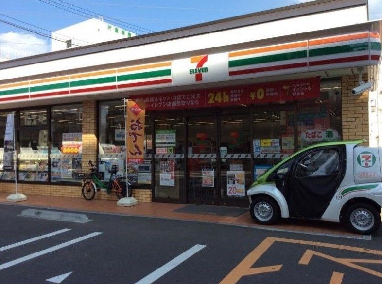 コンビニ　セブン‐イレブン/川崎新作店（コンビニ）まで450m