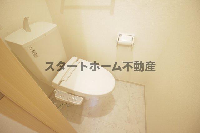 トイレ　ゆったりとした空間のトイレです