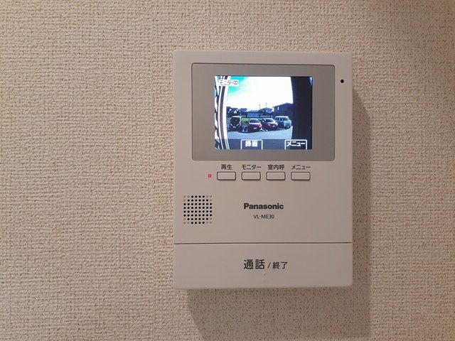 セキュリティ　モニタ付インターホンです。