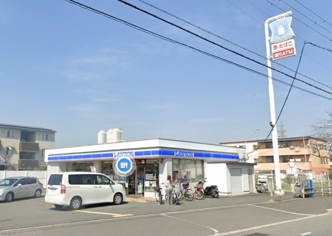 コンビニ　ローソン 東大阪花園桜通り店（コンビニ）まで165m