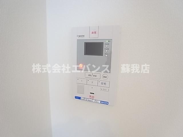 セキュリティ　モニター付きインターホンです