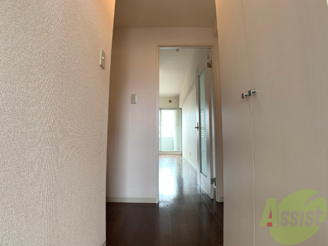 玄関　玄関から見たお部屋です。奥行で広さ伝わりますでしょうか