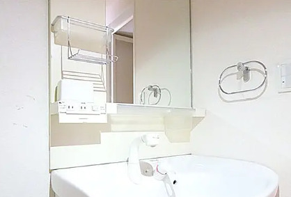 洗面設備　別タイプ部屋　参考写真です