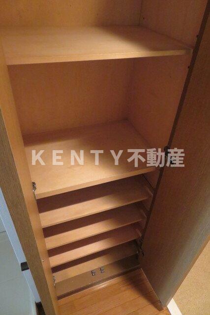収納　十分な収納スペースがあります