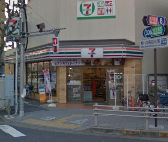コンビニ　セブンイレブン 墨田東向島４丁目店（コンビニ）まで82m