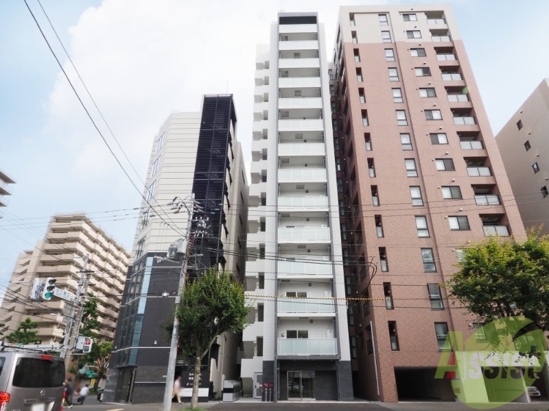 建物外観　札幌市中央区北三条「ディアレイシャス札幌ステーション」