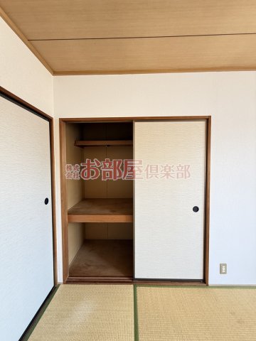 収納　たっぷりとした収納スペースです