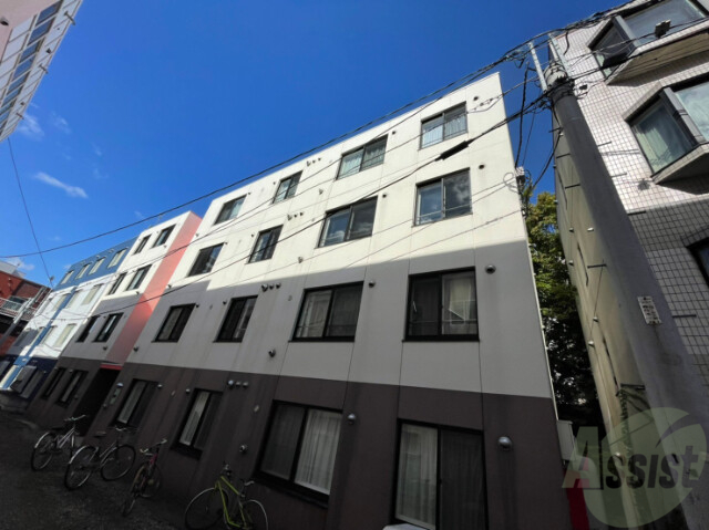 建物外観　札幌市中央区南４条西「　Ｇ・ＡＭＥＮＩＴＩＥＳ南４条」