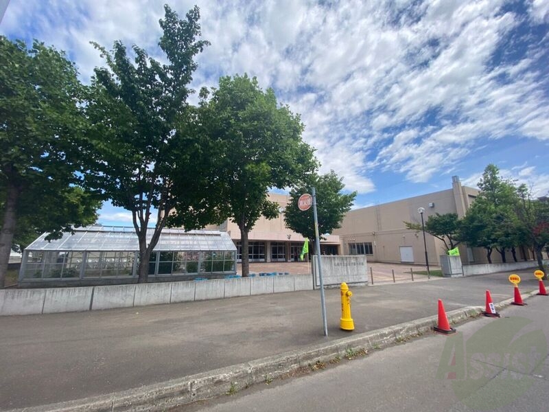 小学校　札幌市立百合が原小学校（小学校）まで605m