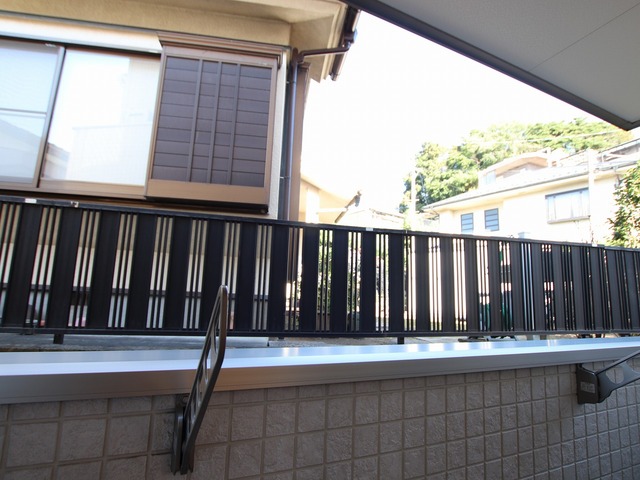 眺望　バルコニーから見た景色です。