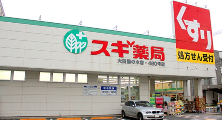 ドラックストア　スギ薬局大田鵜の木店（ドラッグストア）まで636m