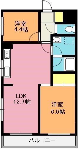 北本パームフラットの間取り写真