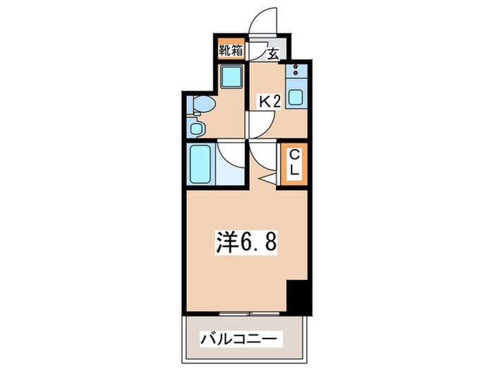 プライマル横浜平沼橋の間取り写真