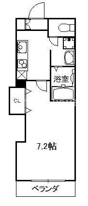 近鉄南大阪線 北田辺駅 徒歩7分 9階建 築3年の間取り写真