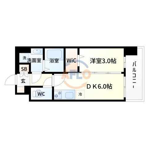 プレサンス東淀川駅前プローシェの間取り写真