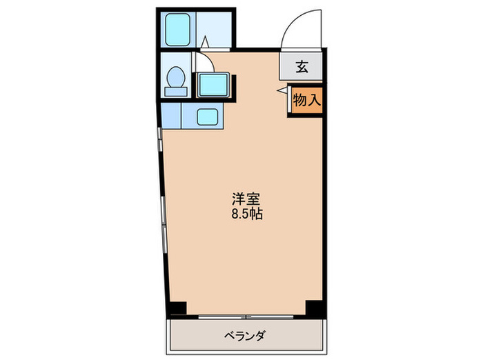 都営三田線 板橋区役所前駅 徒歩6分 3階建 築26年の間取り写真