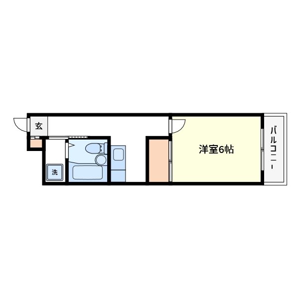 第12頼長ビルの間取り写真