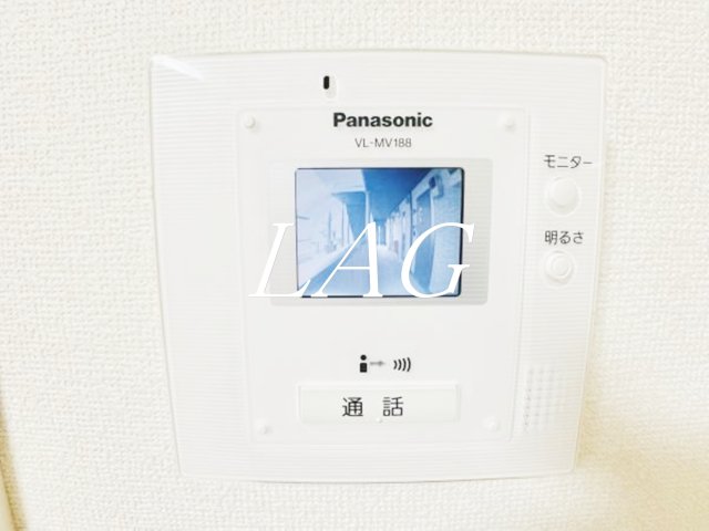 セキュリティ　モニター付きインターフォンです。