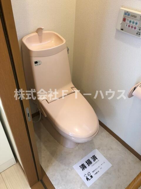 市川市北国分貸家のトイレ写真