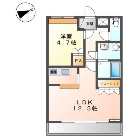 山陽電鉄本線 飾磨駅 徒歩15分 2階建 築19年の間取り写真