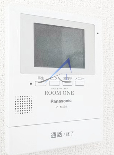 セキュリティ　モニター付きインターホンです。