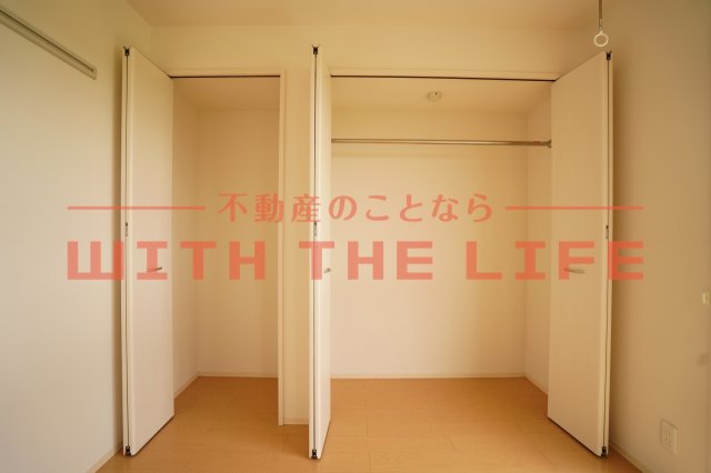 収納　たっぷりとした収納スペースです