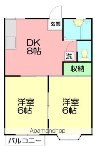 ドミールKIIの間取り写真