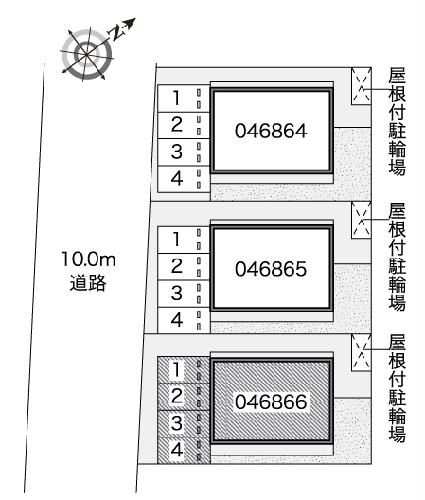 【名古屋市名東区高針荒田のアパートの駐車場】