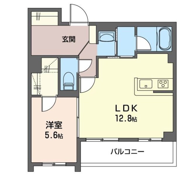 ゼフィールプラージュ由比ガ浜の間取り