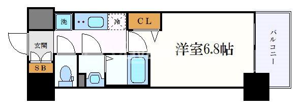 プレサンス上前津エレスタの間取り