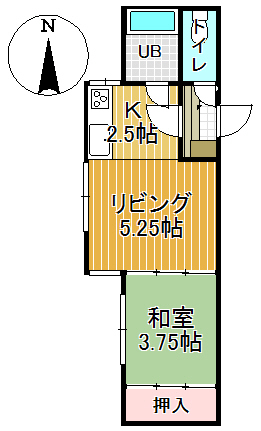 司第２ハイツの間取り