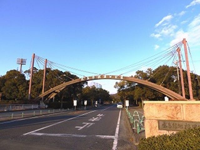 【倉敷市広江のアパートの公園】