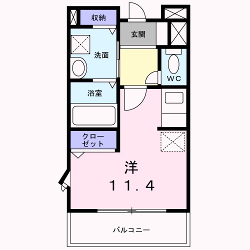 ラフィネ・ロジュマンの間取り