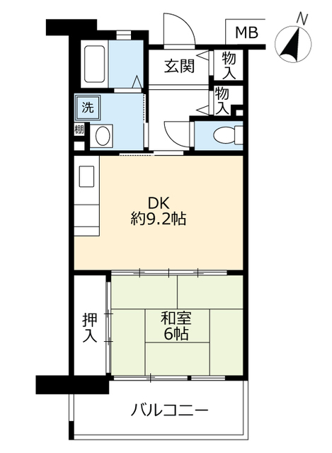 ＵＲアルビス緑丘の間取り