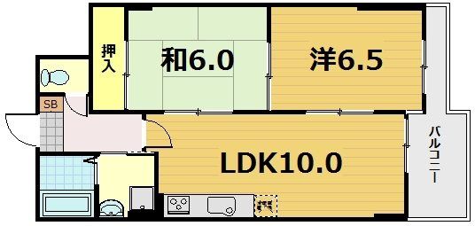 エスポワール桃栄の間取り