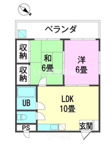 オアシス大名の間取り