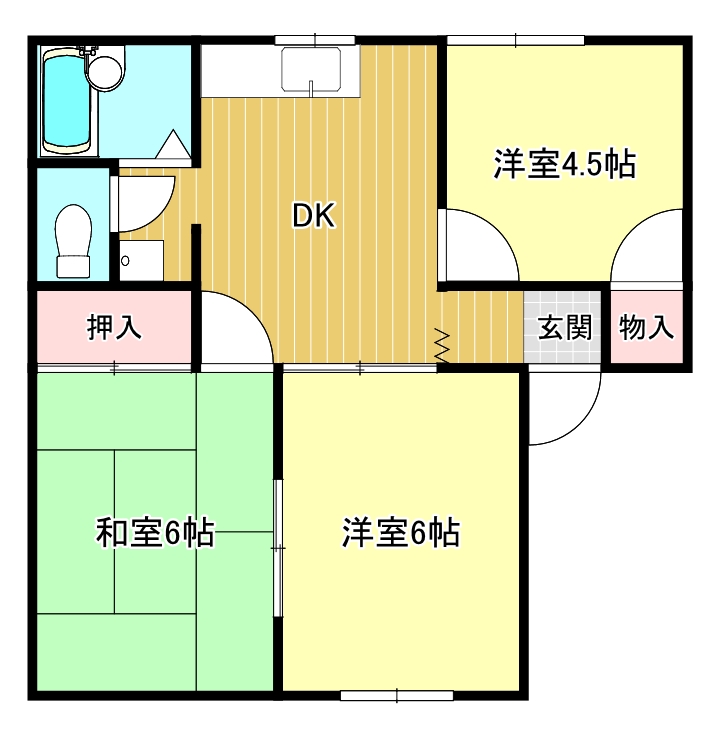 ストークフォーレスト　Ａ棟の間取り