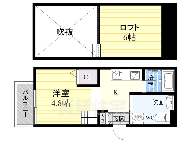 サクシード尼崎の間取り