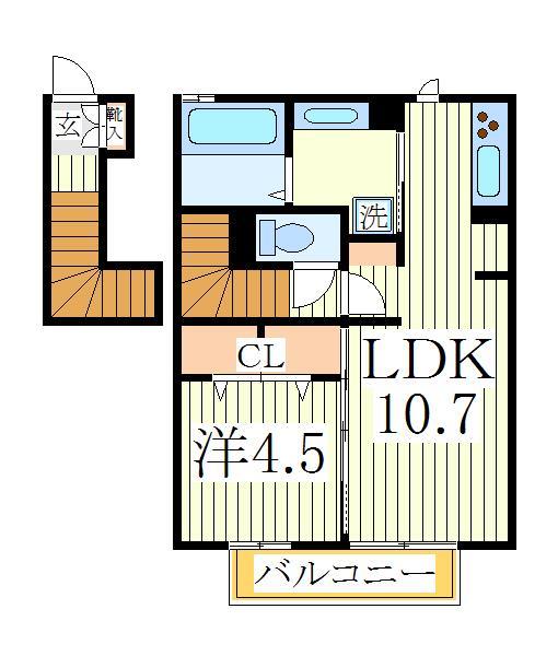 ラ・ベルメールの間取り