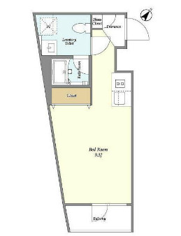 【大田区上池台のマンションの間取り】