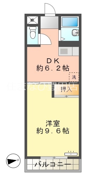 刈谷市寿町のマンションの間取り