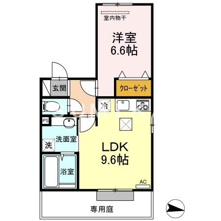 コーポ　レーヴ倉富の間取り