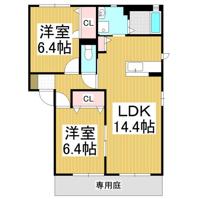 ＭＡＳＴＴＯＷＮ島内　Ｅ棟の間取り