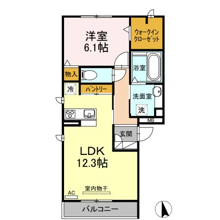 ファミール南山　Ｃの間取り