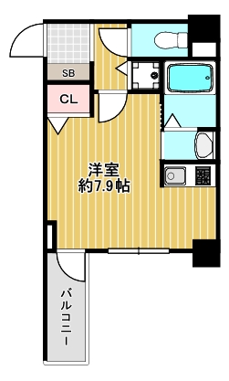 スワンズシティ大阪WESTの間取り