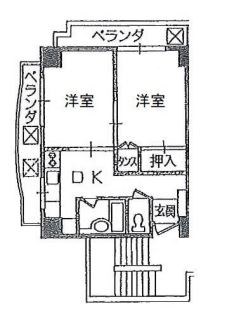 江東区古石場のマンションの間取り