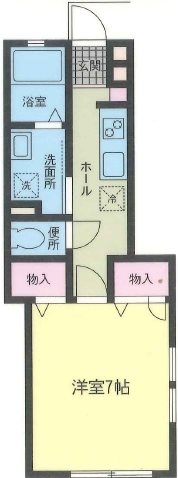 横浜市戸塚区平戸のアパートの間取り