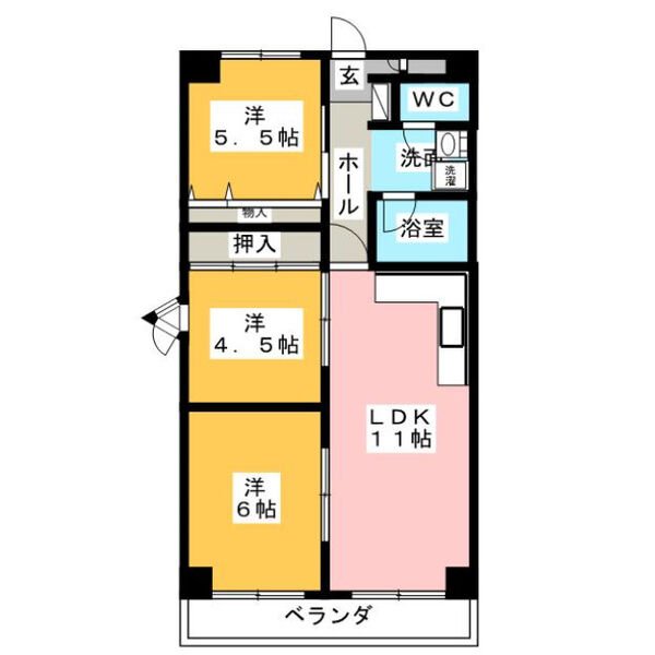 ファミーユ清須の間取り