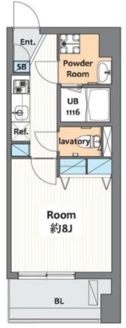 雷門江戸マンションの間取り