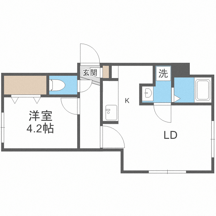 カオン山鼻(S17W10MS)の間取り